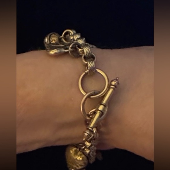Gold-Tone AdjusGold Adjustable Floral Charm Bracelet🤩SEE OFFER IN DESCRIPTION🤩 - Picture 11 of 11
